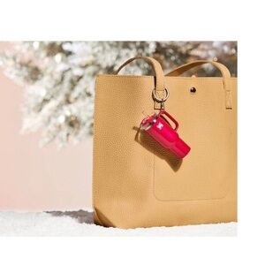 NIB Stanley Cup Red Delicious Water Bottle Keychain Ornament